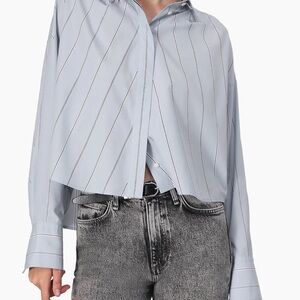 Rag and Bone Martha Cotton Poplin button down